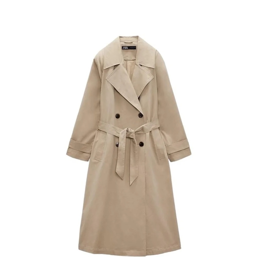 ZARA Belted Trench Coat